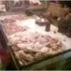 Pedagang daging ayam di Pasar Cilimus.